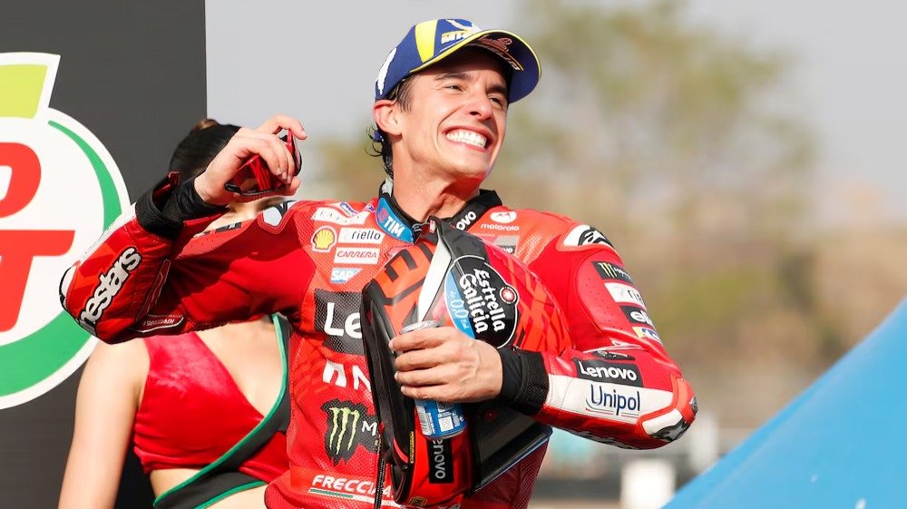 Márquez entrena como