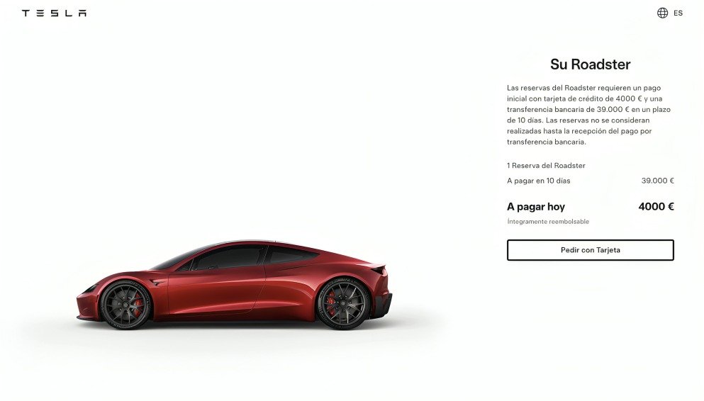 Tesla Roadster retrasos