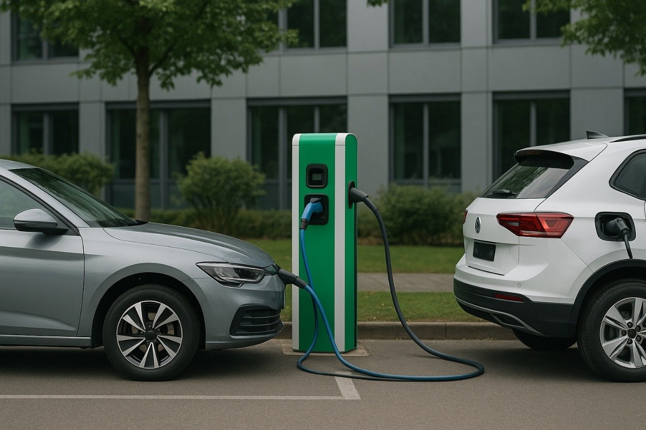 Flota de vehículos eléctricos impulsada por renting en Ecuador