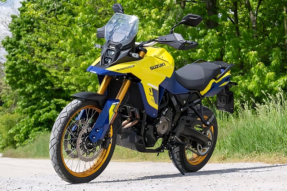 Suzuki V-Strom 800DE 2025 llega con nuevos colores, motor optimizado y precio competitivo en el mercado vietnamita.