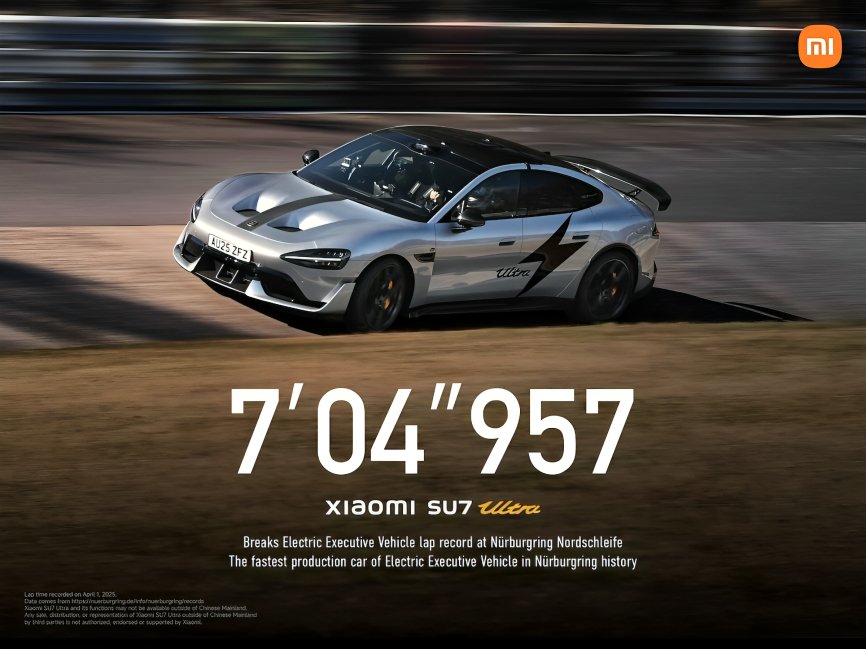 Xiaomi EV lanza el “Track Package” y la exclusiva “Nürburgring Limited Edition” para el Xiaomi SU7 Ultra, diseñado para dominar la pista