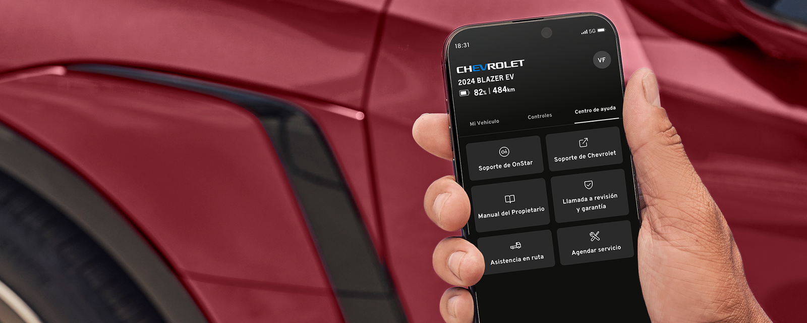 myChevrolet App y funciones de OnStar Pets