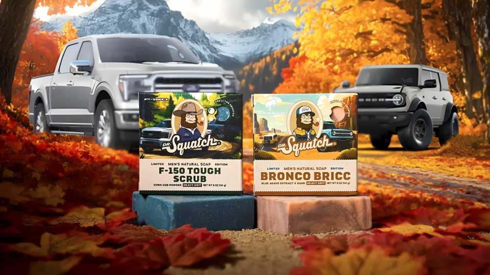 Ford convierte su icónica F-150 en una barra de jabón junto a Dr. Squatch. El lanzamiento incluye un sorteo exclusivo solo para EE. UU.