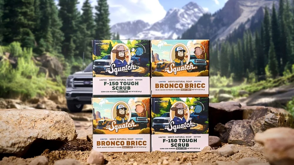 Ford convierte su icónica F-150 en una barra de jabón junto a Dr. Squatch. El lanzamiento incluye un sorteo exclusivo solo para EE. UU.