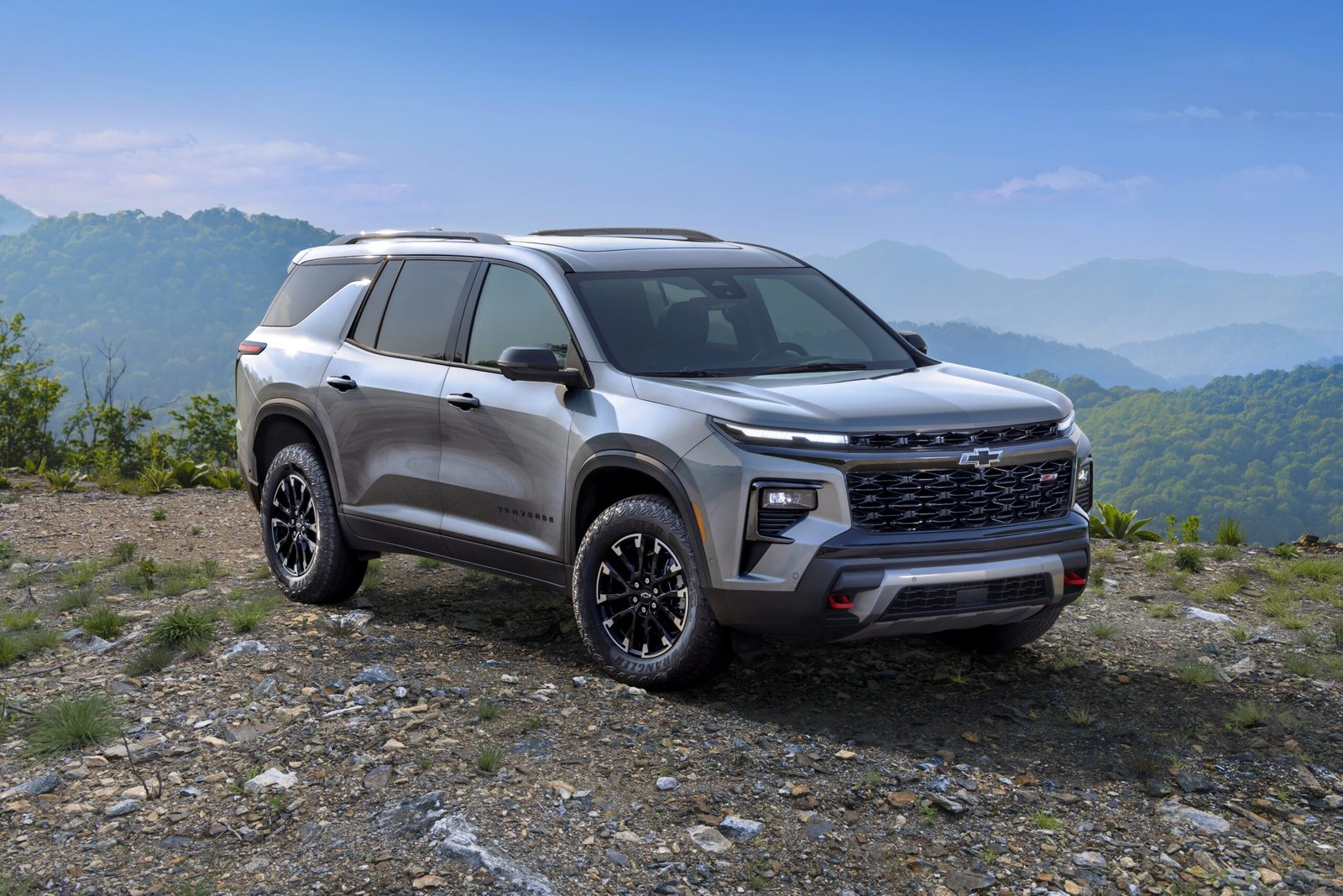 Chevrolet Traverse Z71 en exhibición, destacando su diseño exterior y detalles exclusivos