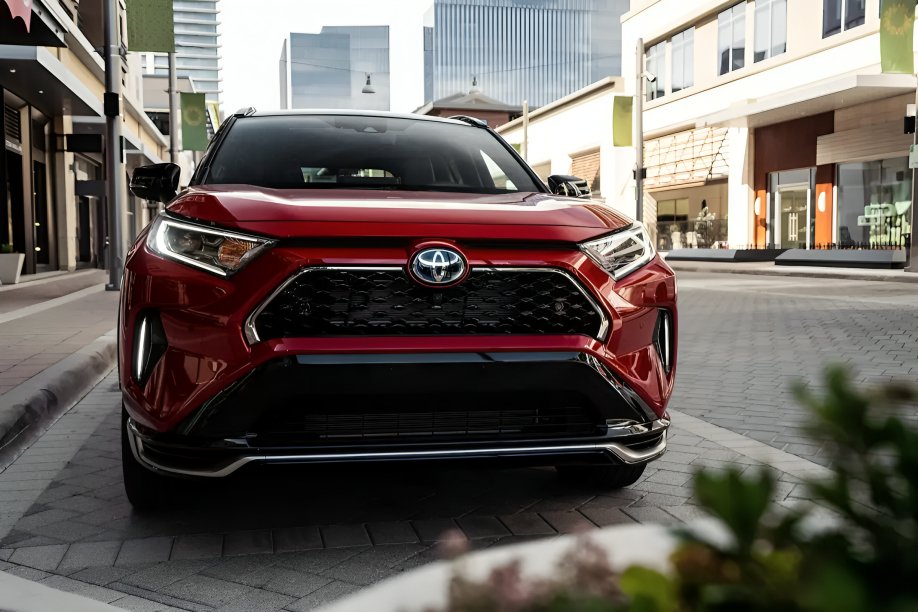 Toyota RAV4 color blanco estacionado mostrando el auto que menos valor pierde en Estados Unidos