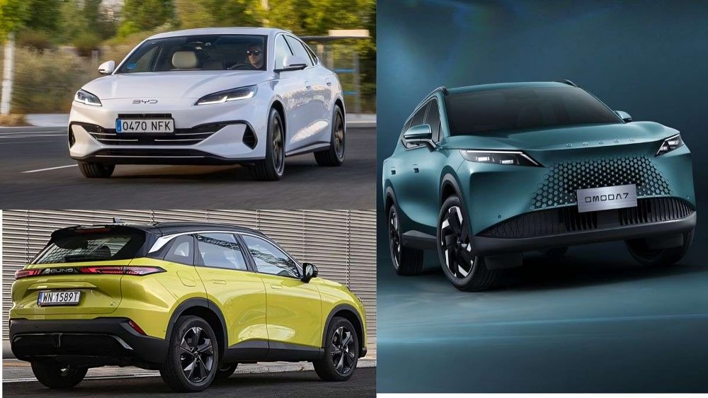 Omoda 7 BYD Seal 6 BAIC X55 últimas novedades chinas no eléctricas en España con tecnología híbrida y combustión