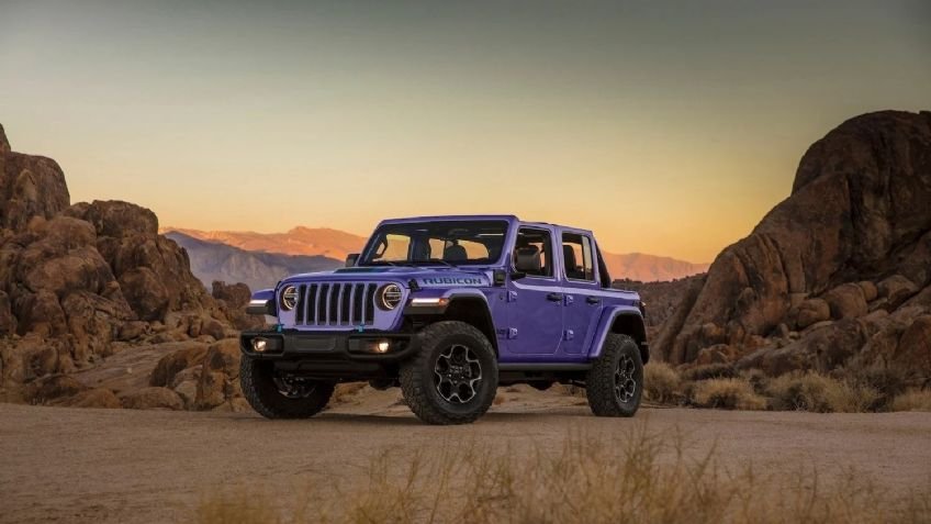 Jeep Wrangler y Gladiator 2026 en color Reign púrpura exclusivo