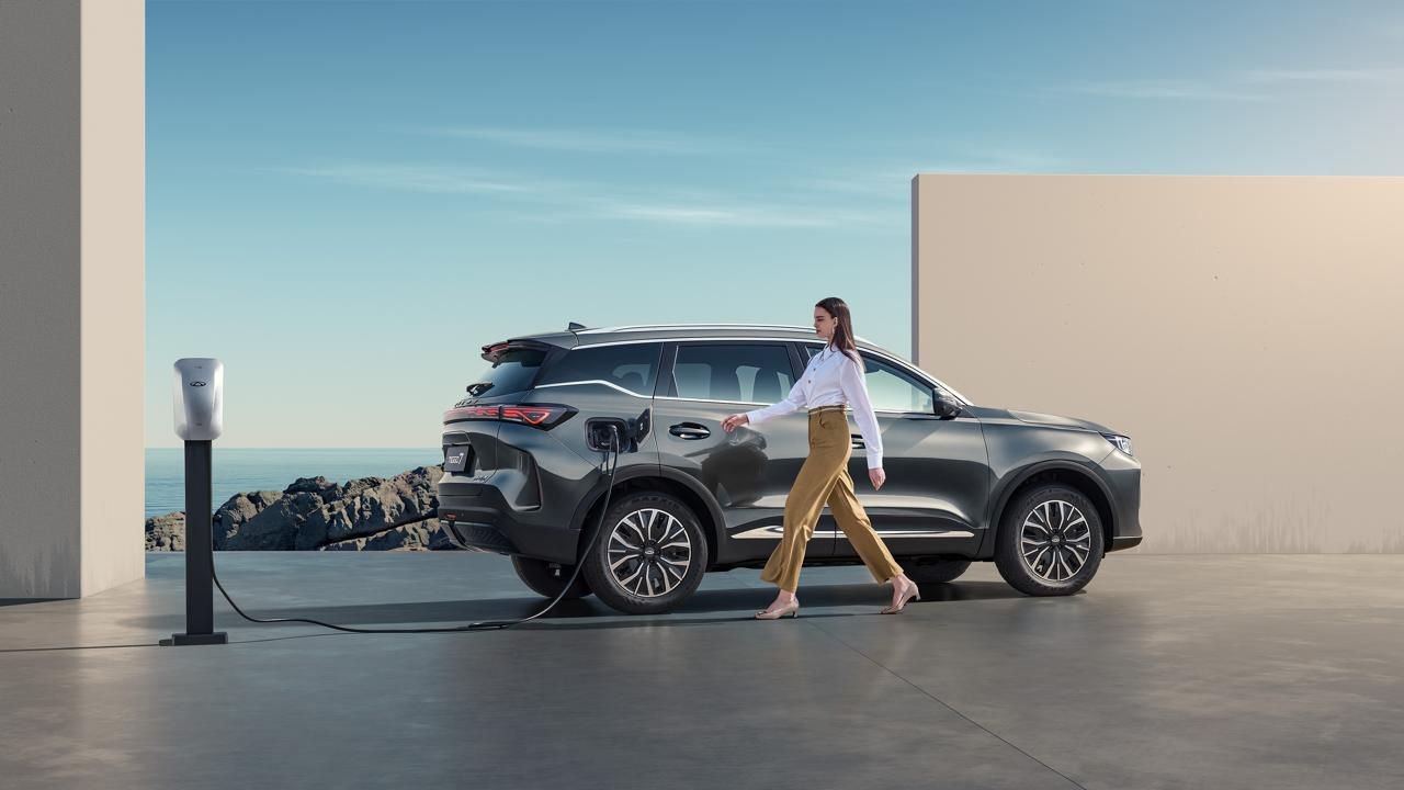 Chery presenta su ecosistema inteligente con innovación y tecnología en China 2025.