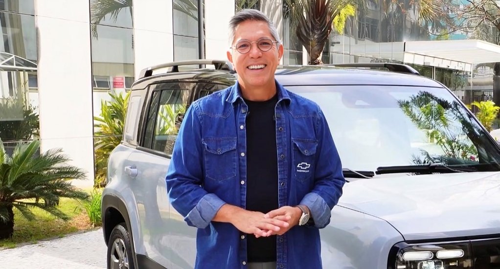 Santiago Chamorro presidente saliente de General Motors Sudamérica en oficinas corporativas de la automotriz regional