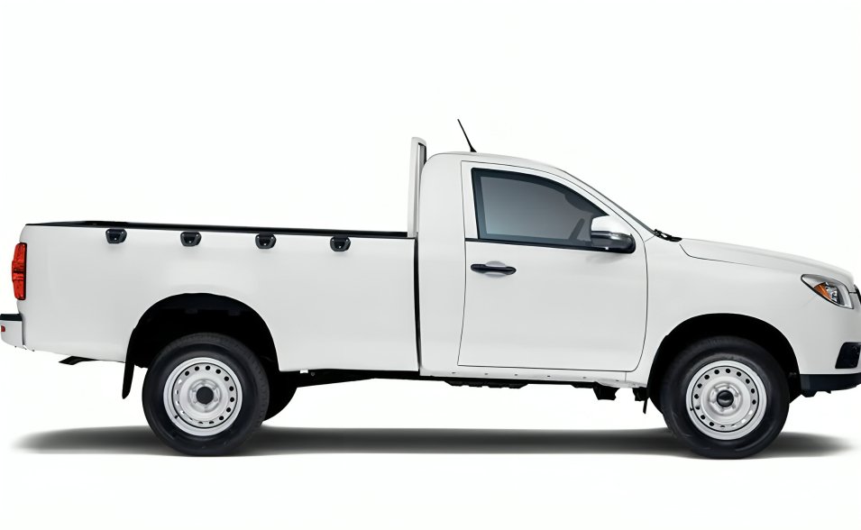 JAC Frison T5 pick up china color blanco estacionada mostrando diseño frontal y lateral en exhibición automotriz México 2025