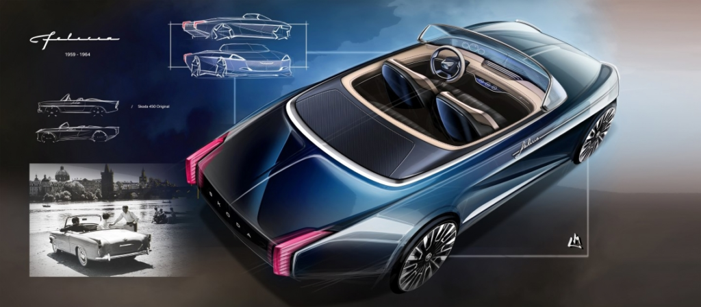 Skoda 1000 MBX Vision: el prototipo eléctrico que reinterpreta un ícono de 1960