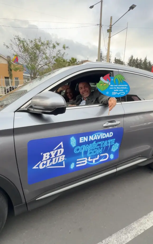 BYD encendió la Navidad