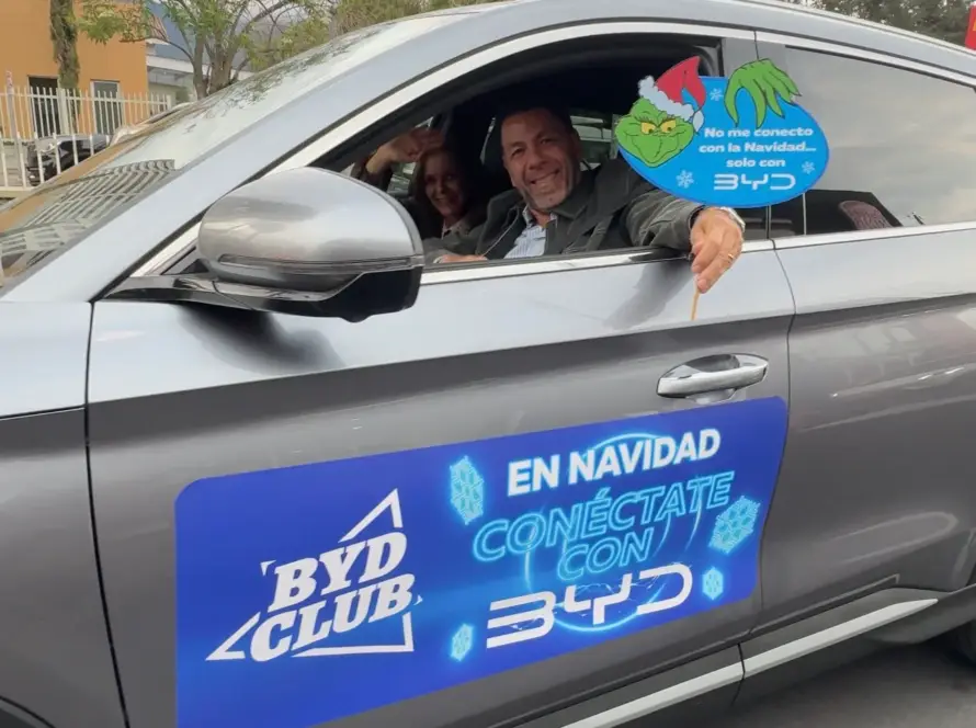 BYD encendió la Navidad