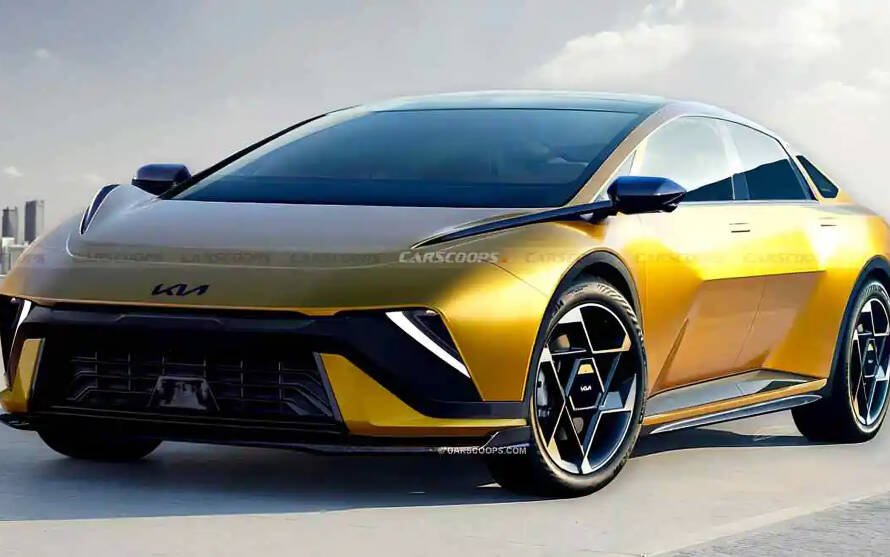 Renders del Kia EV8 GT, posible reemplazo eléctrico Kia Stinger con diseño deportivo