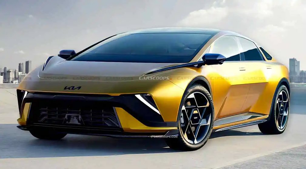 Renders del Kia EV8 GT, posible reemplazo eléctrico Kia Stinger con diseño deportivo