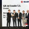 Suzuki del Ecuador recibe el premio por la mayorventa de vehículos híbridos por Suzuki MotorCorporation