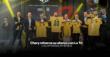 Mercado tecnológico automotriz: Chery y La Tri presentan la “Armadura de los Sueños”