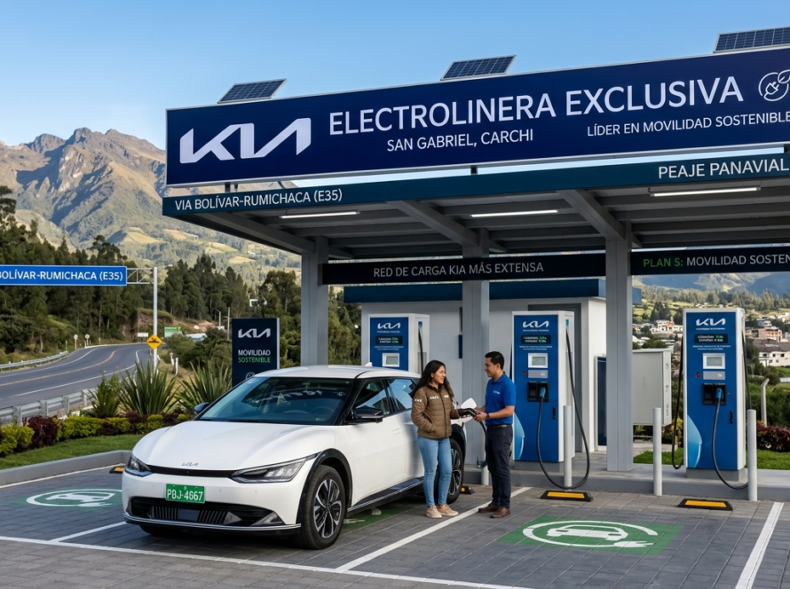 electrolinera exclusiva de Kia