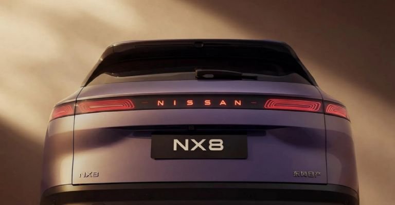 Nissan NX8 SUV eléctrico chino con diseño moderno y tecnología avanzada