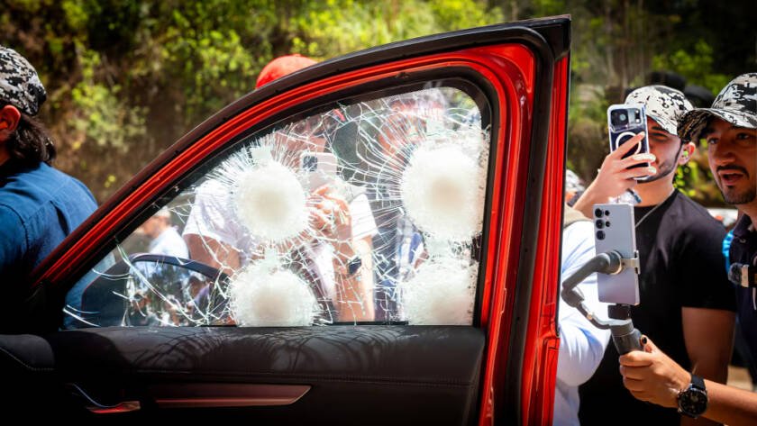 Demostración de blindaje vehicular en Ecuador durante el evento Blindados Tactical Experience de Corporación Maresa