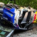 Jos Verstappen accidente rally Bélgica: sale ileso tras aparatosa volcadura