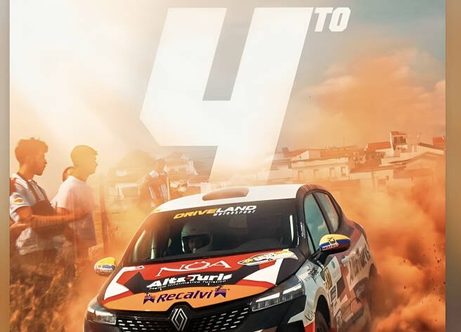Ricardo Martínez y Leonela Solórzano, pilotos ecuatorianos en el Rallye de Pozoblanco España 2026
