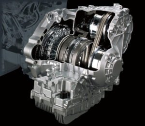 Transmisión CVT UK28 de Nissan, símbolo de la evolución de la tecnología CVT en vehículos modernos