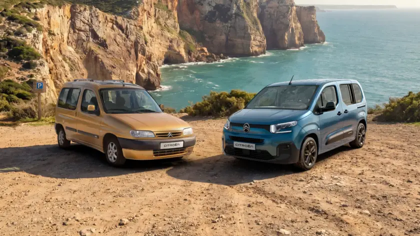 Edición especial Citroën Berlingo 30 años, vista exterior con insignia conmemorativa y diseño exclusivo