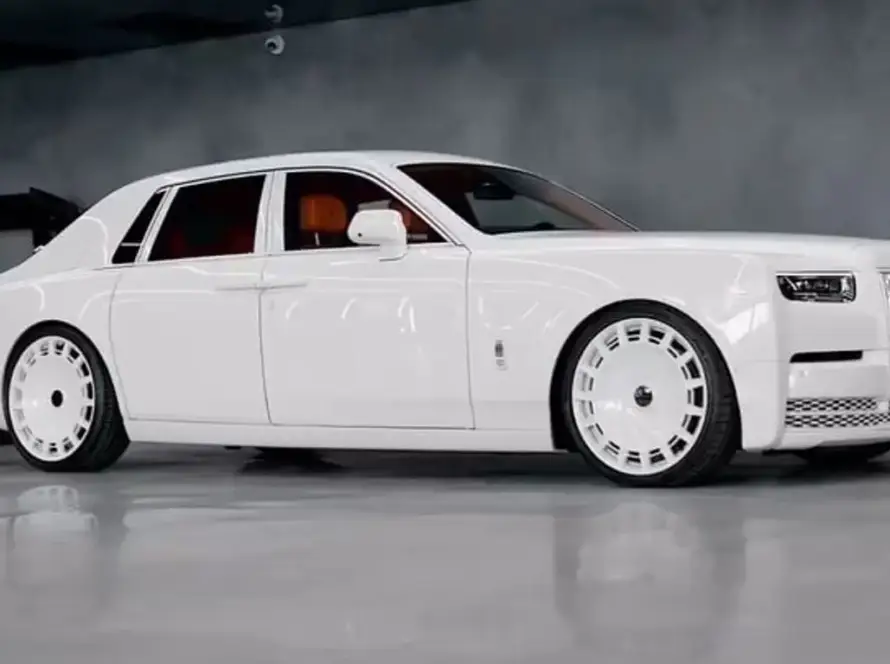 Mansory Phantom blanco naranja