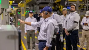 Presentación del prototipo de motor para el plan de Hyundai para 2030 en el centro de desarrollo.