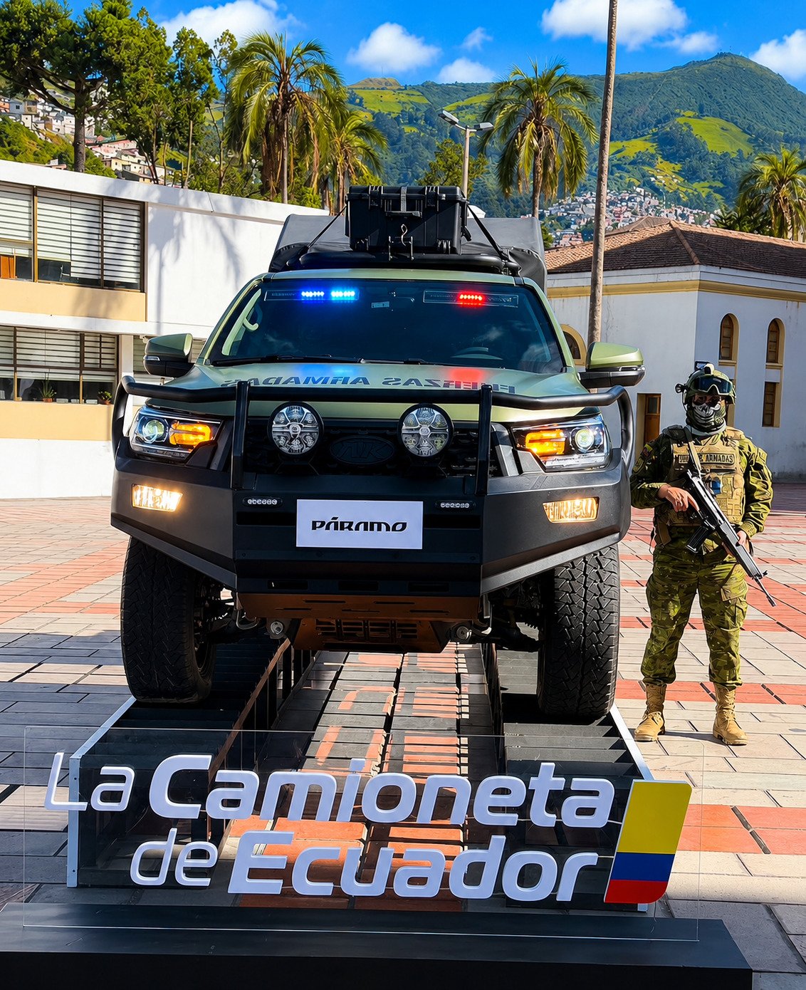 Patrulla Militar del Ecuador: Armacar, Aymesa y Autoexpress Entregan la Primera Unidad al Comando Conjunto