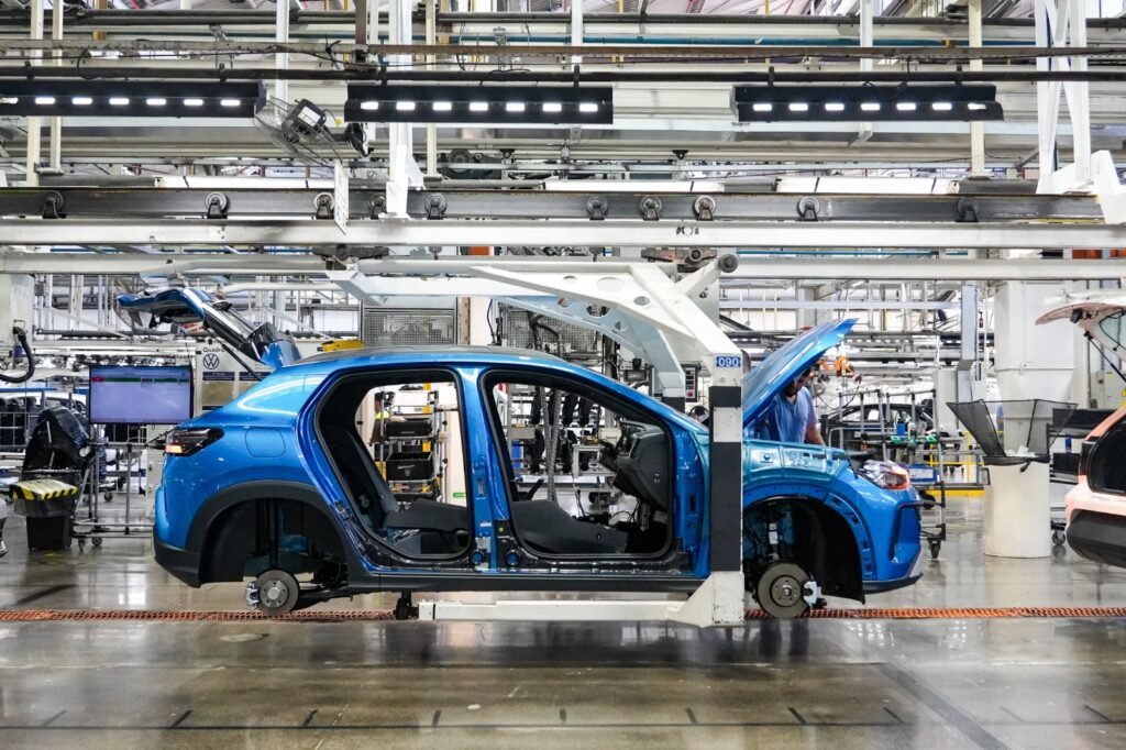 Vehículos Volkswagen exhibidos como parte de la estrategia de crecimiento y expansión de la marca en Ecuador y América Latina.