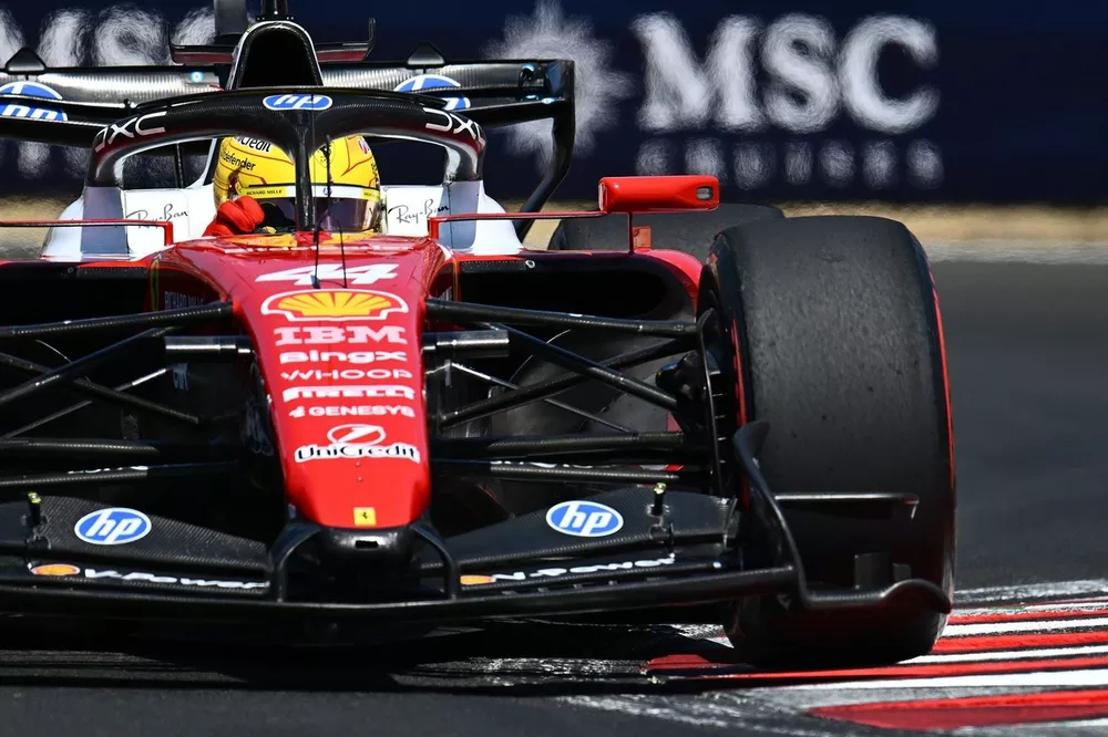 Charles Leclerc conduce el Ferrari SF-26 durante el Gran Premio de Hungría de Fórmula 1.