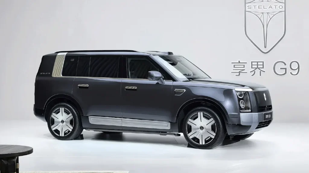 Presentación oficial del nuevo SUV Stelato G9 desarrollado por Huawei y BAIC.