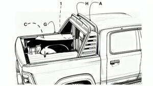 Stellantis patenta una capota plegable para camionetas Ram que se transforma en techo rígido mediante un panel articulado.