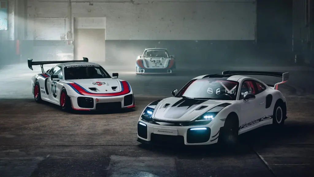 Frontal plano y carrocería exclusiva del nuevo Porsche Flachbau RS desarrollado por Sonderwunsch y Manthey.
