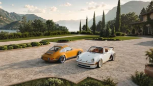 Edición exclusiva del Porsche 911 964 personalizado por Singer y Louis Vuitton.