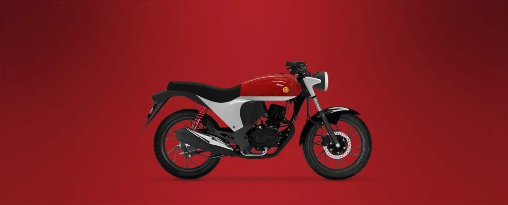 Vista lateral de la nueva Montesa Impala con acabado clásico sobre chasis Honda.