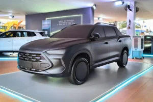 Camioneta PHEV Mako de BYD, modelo híbrido enchufable que se fabricará en Camaçari, Brasil