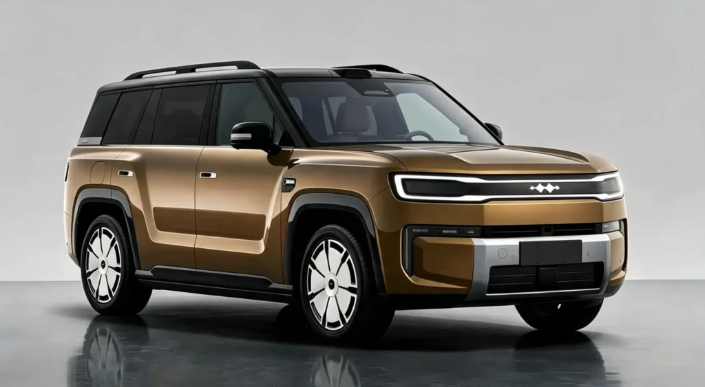 SUV híbrido Fang Cheng Bao Ti9 de BYD con batería de 66,48 kWh y autonomía de 310 km en modo eléctrico