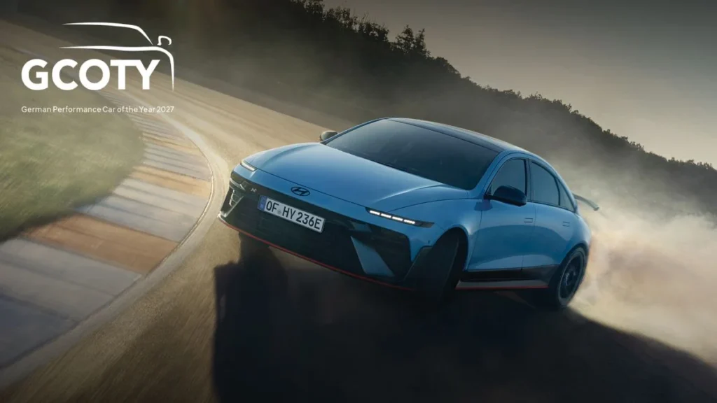 Hyundai Ioniq 6 N, ganador de la categoría Performance en los German Car of the Year 2027