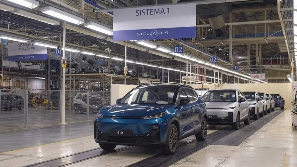 Leapmotor B10 fabricado en la planta de Stellantis en Figueruelas, Zaragoza