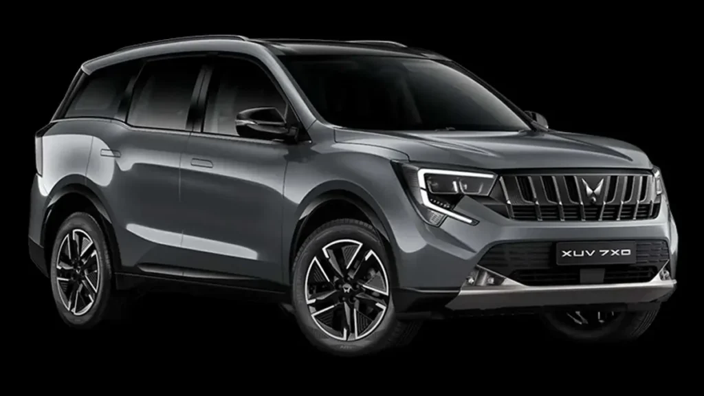 Mahindra XUV 7XO durante pruebas de seguridad