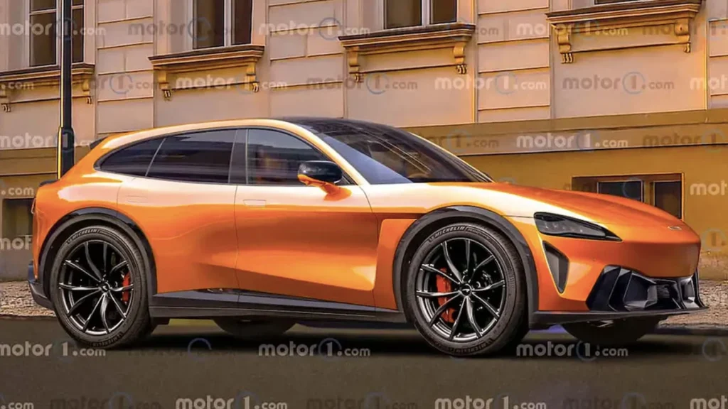 Render conceptual del McLaren P47, el primer SUV híbrido enchufable de la marca británica