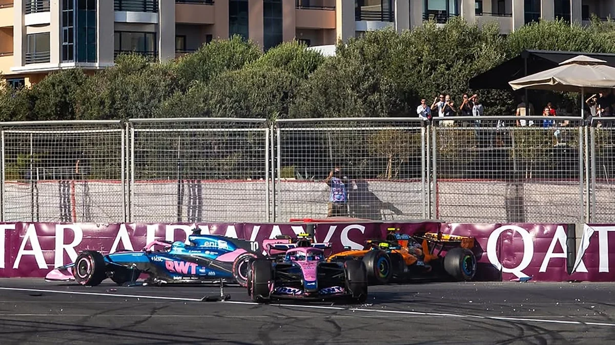 Franco Colapinto en el paddock de la Fórmula 1