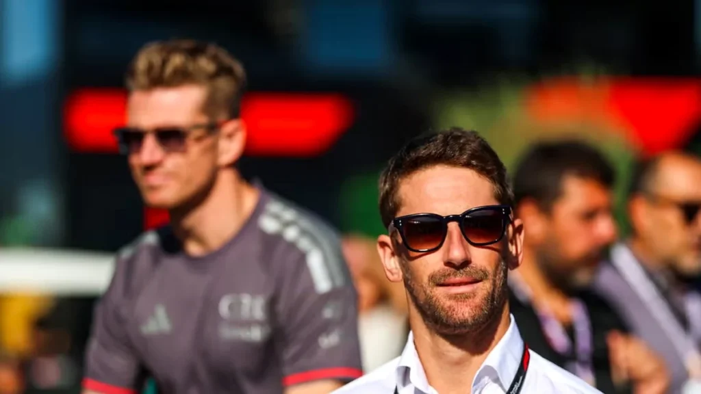 Romain Grosjean y Fernando Alonso con el equipo Renault de F1