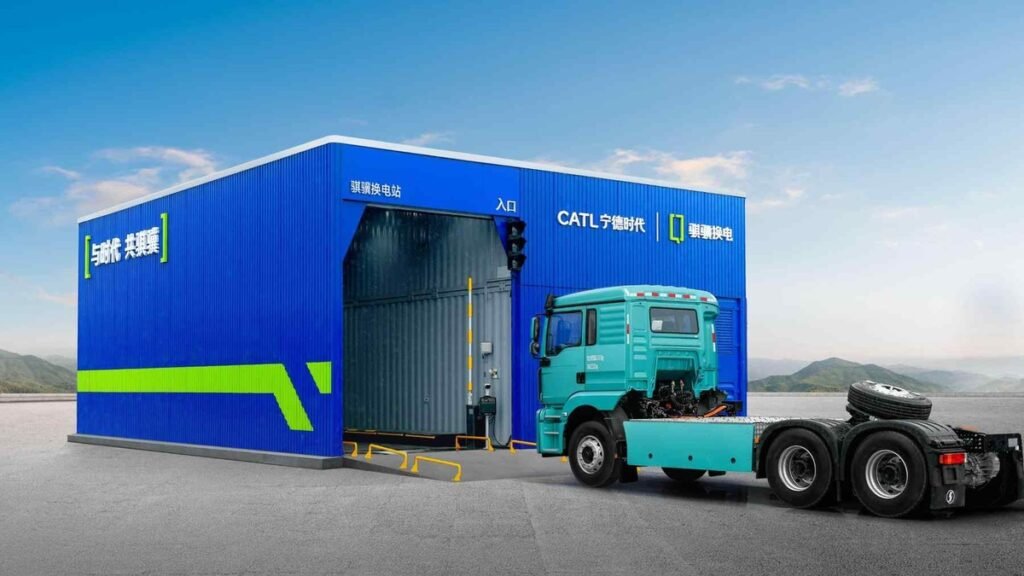 CATL revoluciona el transporte con baterías intercambiables para camiones