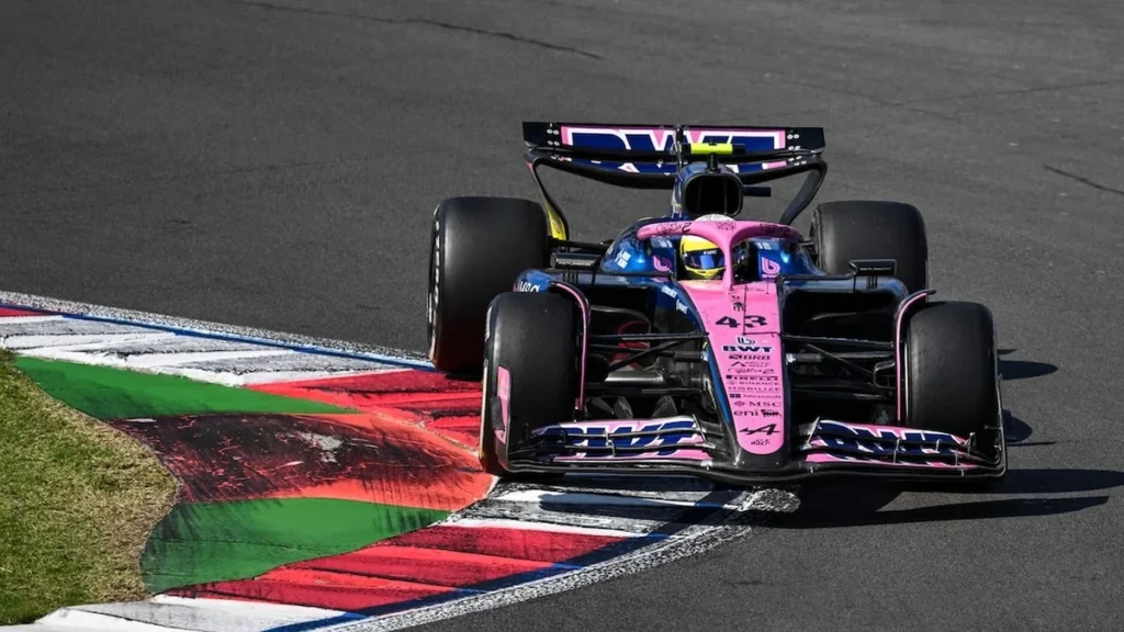 Franco Colapinto en el cockpit del monoplaza Williams F1 en México