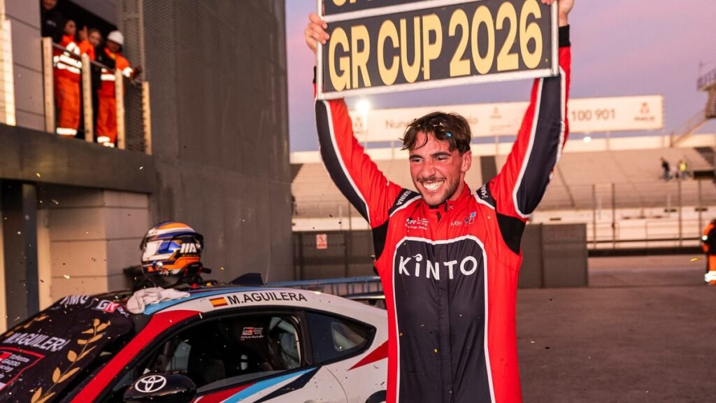 Marco Aguilera se corona campeon de la Toyota GR Cup Spain 2026